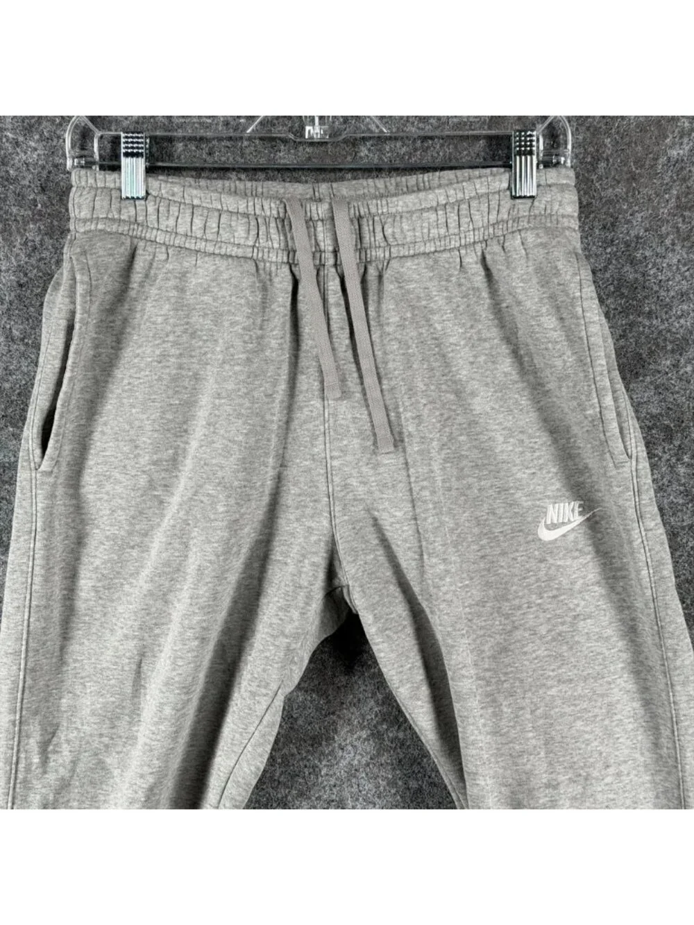 Nike Sportswear Club Fleece Jogger Pants Mens S Gray Performance Mid Rise Sports